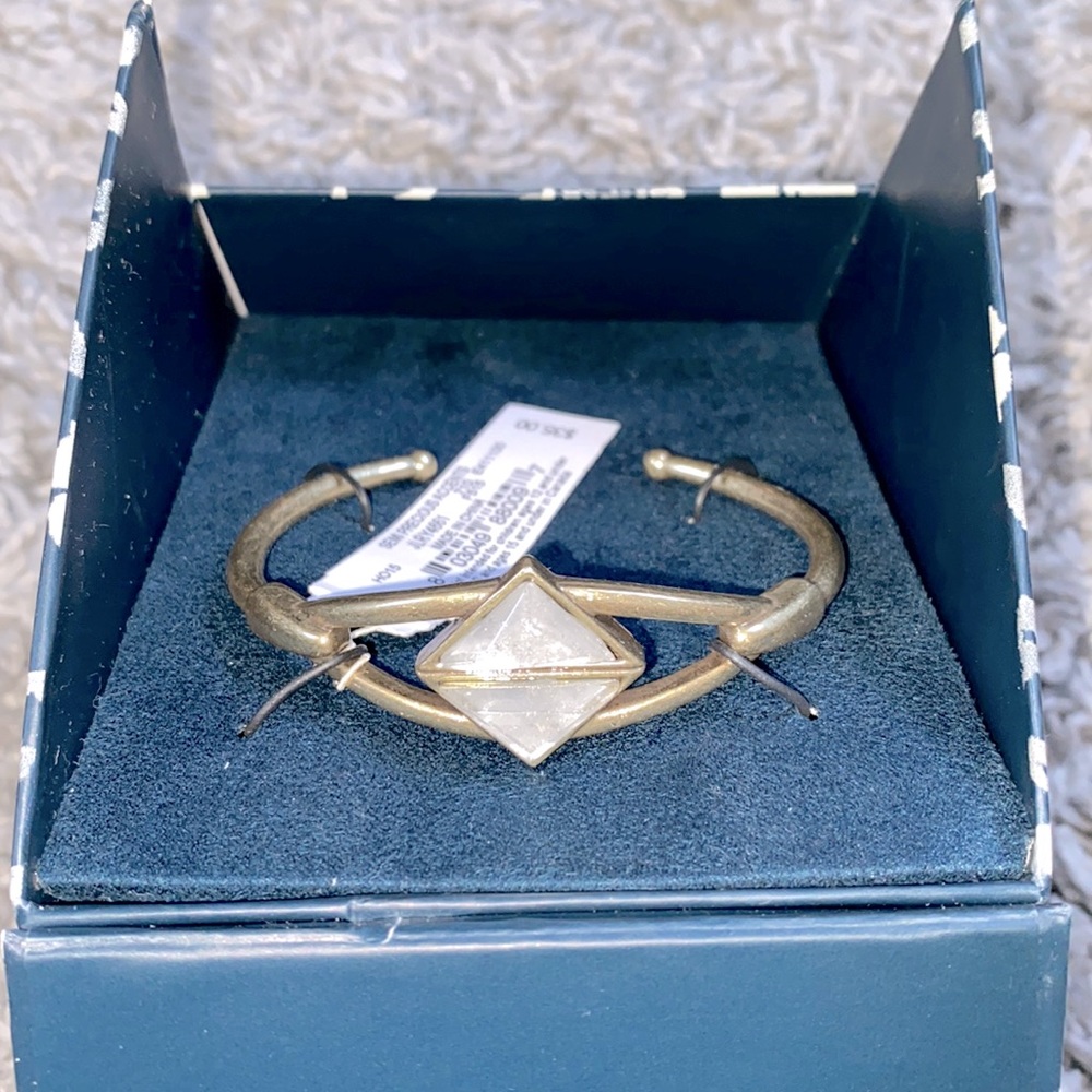 Lucky Brand Gold Gemstone Bangle